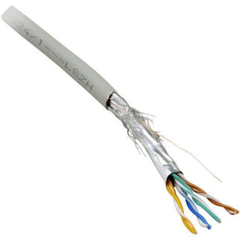Stromkabel Elektrokabel H05VVH2-F 2-adrig 2x1 Weiß 1 meter