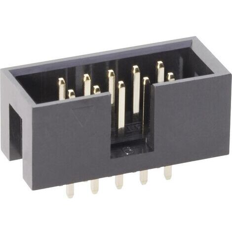 BKL Electronic 10120552 Embase mâle sans levier d'éjection Pas: 2.54 mm Nbr total de pôles: 8 Nbr de rangées: 2 1 pc(s) D19335