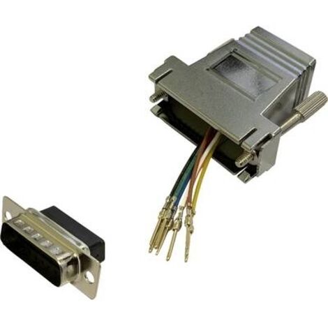 BKL Electronic  10121123 Adattatore Spina SUB-D a 15 poli - Presa RJ45 1 pz. Singolo