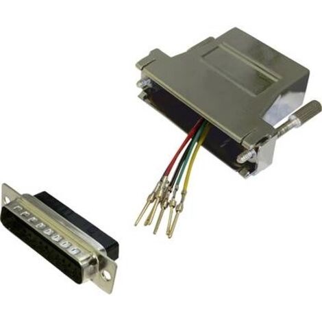 BKL Electronic  10121129 Adattatore Spina SUB-D a 25 poli - Presa RJ12 1 pz. Singolo