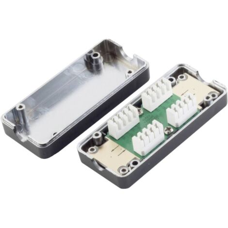 BKL Electronic 10121222 . 6A boîtier de raccordement LSA, connecteur noir Contenu: 1 pc(s)