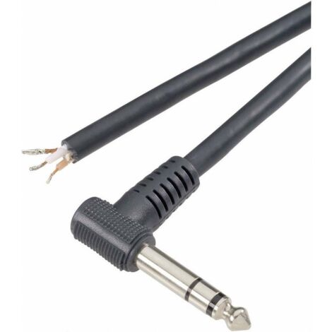 BKL Electronic 1101058 Jack 6.35 mm - Stereo Numero Poli (num):3 1 pz.
