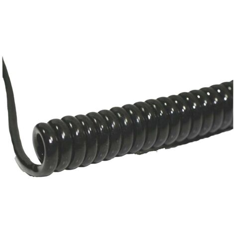 BKL Electronic 1506201 Câble spiralé Li12Y11Y 800 mm / 3200 mm 6 x 0.08 mm² noir 1 pc(s) R645972