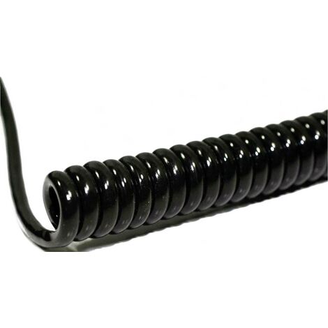 BKL Electronic 1506216 Câble spiralé Li12Y11Y 800 mm / 3200 mm 6 x 0.50 mm² noir 1 pc(s) R645532