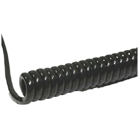BKL Electronic 1506218 Câble spiralé Li12Y11Y 400 mm / 1600 mm 8 x 0.50 mm² noir 1 pc(s) R645542