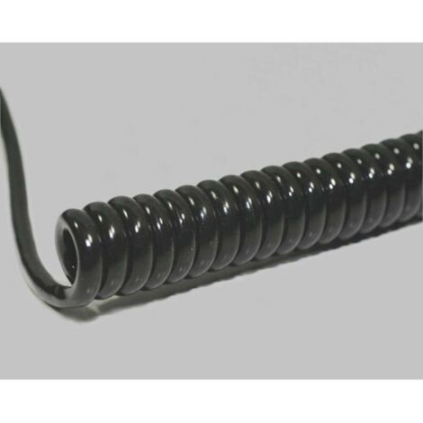 BKL Electronic 1506229 Câble spiralé Li12Y11Y 1200 mm / 4800 mm 6 x 0.25 mm² noir 1 pc(s) R645262