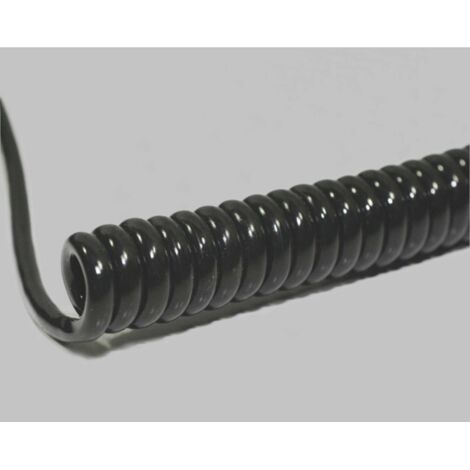 BKL Electronic 1506318 Câble spiralé Li12YD11Y 400 mm / 1600 mm 2 x 0.25 mm² noir 1 pc(s) R645872