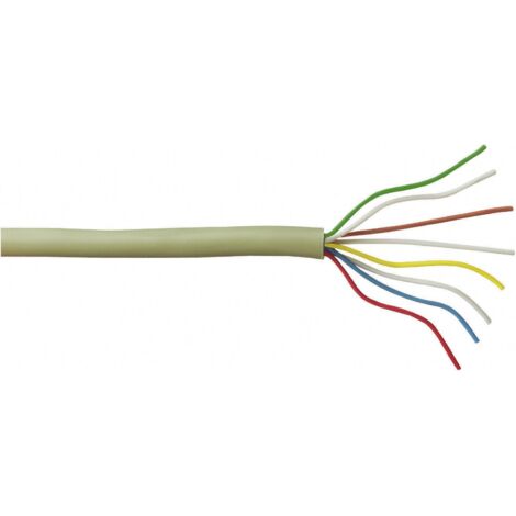 BKL Electronic 1507002/50 Câble téléphone J-Y(ST)Y 4 x 2 x 0.6 mm gris 50 m X70879