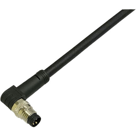 BKL Electronic 2700034 Sensor-/Aktor-Anschlussleitung M8 Stecker, gewinkelt 5 m Polzahl Sensoren: 4.