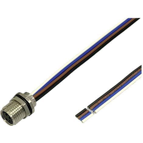 BKL Electronic 2701010 Sensor/Aktor Einbaubuchse M8  0.2 m Polzahl Sensoren: 4 1 St.