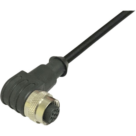BKL Electronic 2702013 Sensor-/Aktor-Anschlussleitung M12 Kupplung, gewinkelt 5 m Polzahl Sensoren:
