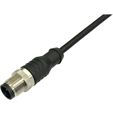 BKL Electronic 2702024 Sensor-/Aktor-Anschlussleitung M12 Stecker, gerade 2 m Polzahl Sensoren: 4.5