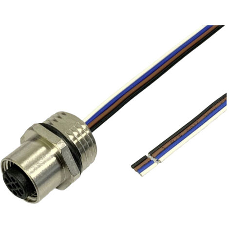 BKL Electronic 2703008 Sensor/Aktor Einbaubuchse M12  0.5 m Polzahl Sensoren: 4.5 1 St.