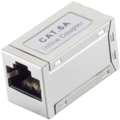 BKL Electronic Connecteur RJ45, Cat 6a, STP, STP, slim, argent 10121206 Nombre de pôles 8 argent 1 pc(s) A673923