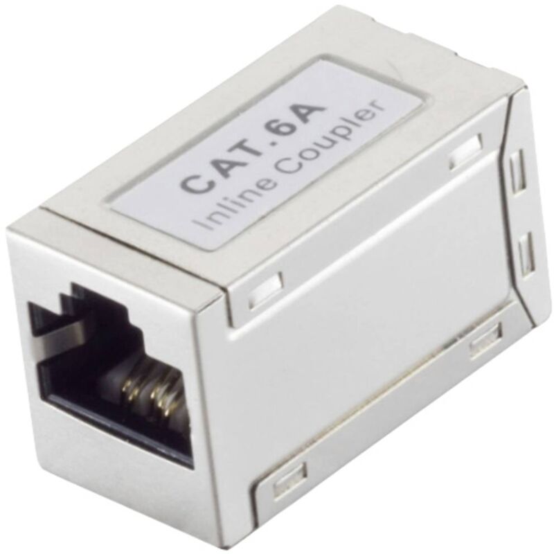 Connettore RJ45, cat 6a, stp, slim, argento 10121206 Numero di poli 8 Argento 1 pz. - Bkl Electronic