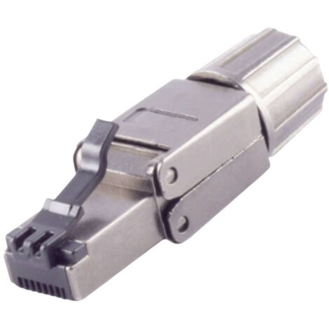 BKL Electronic Fiche RJ-45, sans outil, quick, STP,, Cat.. 6 BIS 10121220 noir 1 pc(s) A673543