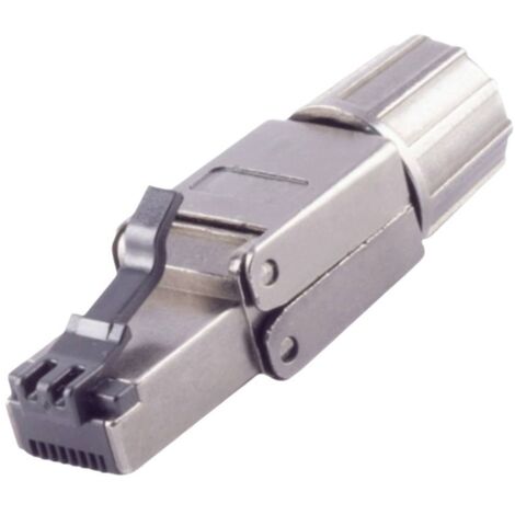 BKL Electronic Fiche RJ-45, sans outil, quick, STP, STP, Cat. Cat. 8.1 10121217 noir 1 pc(s)