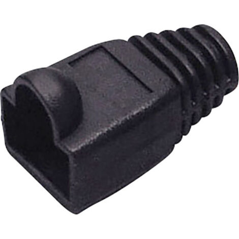BKL Electronic  Knickschutztülle für RJ45 Stecker 143055 Knickschutztülle    Schwarz 1 St.