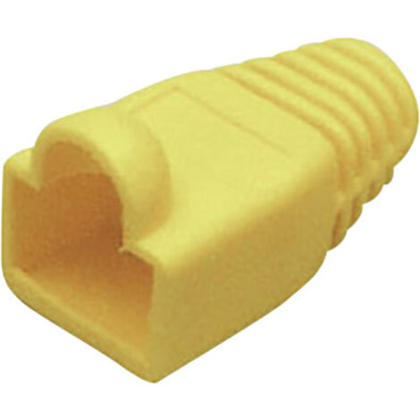 BKL Electronic  Knickschutztülle für RJ45 Stecker 143060 Knickschutztülle    Gelb 1 St.