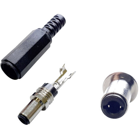 BKL Electronic Niedervolt-Steckverbinder Stecker, gerade 5.50 mm 2.10 mm 1 St.