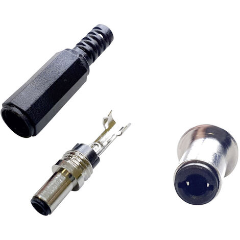BKL Electronic Niedervolt-Steckverbinder Stecker, gerade 5.50 mm 2.50 mm 1 St.