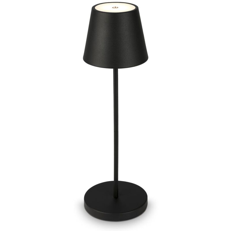 Image of B.k.licht - lampada da tavolo dimmerabile senza fili, lampada da comodino a led con touch come decorazione del balcone, esterno, camera da letto,