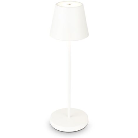 B.K.Licht - lampada da tavolo dimmerabile senza fili, lampada da comodino a LED con touch come decorazione di balcone, esterno, camera da letto, soggiorno, campeggio, giardino, USB-C, Per interni ed e