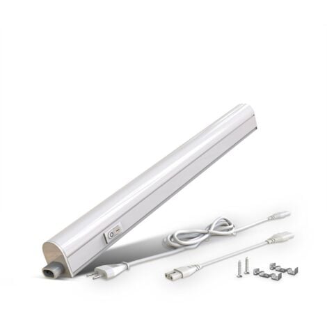 LED-T560CM - PLAFONIERE NEON E TUBI LED - - PLAFONIERA SOTTOPENSILE REGLETTA NEON LED 8W T5 60CM LUCE NATURALE CUCINA MENSOL - Foto 9