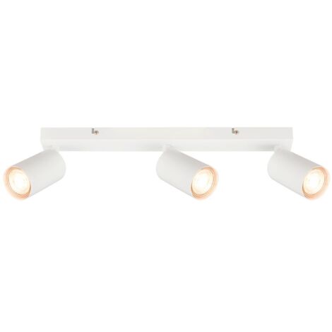 Barre De Spots LED Orientables 4x2,9W - Plafonnier Noir 3000K (B.K.Licht)