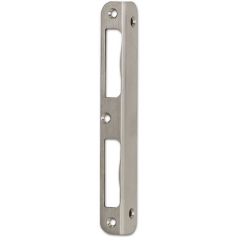 BKS Winkelschließblech f. Hauptschlösser, universal, Lappen 170x20 mm, Edelstahl