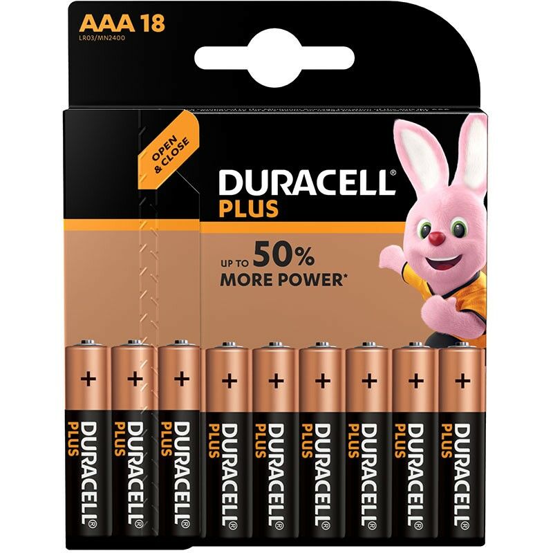 

BL. 18 PILAS ALC. GAMA PLUS LR03 - Duracell