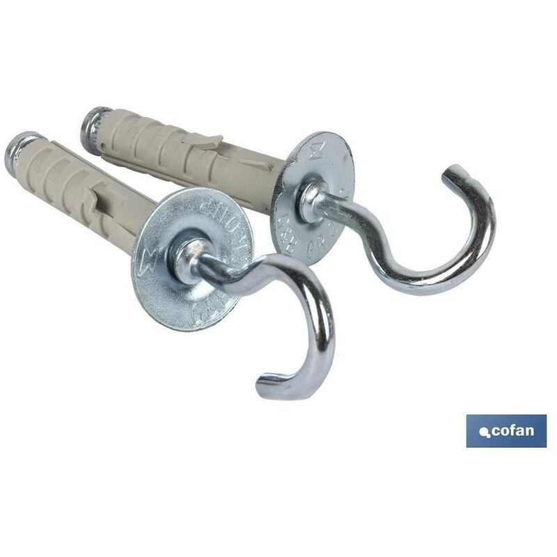 

Bl 2 uds taco nylon con gancho 4x40 venta unitaria