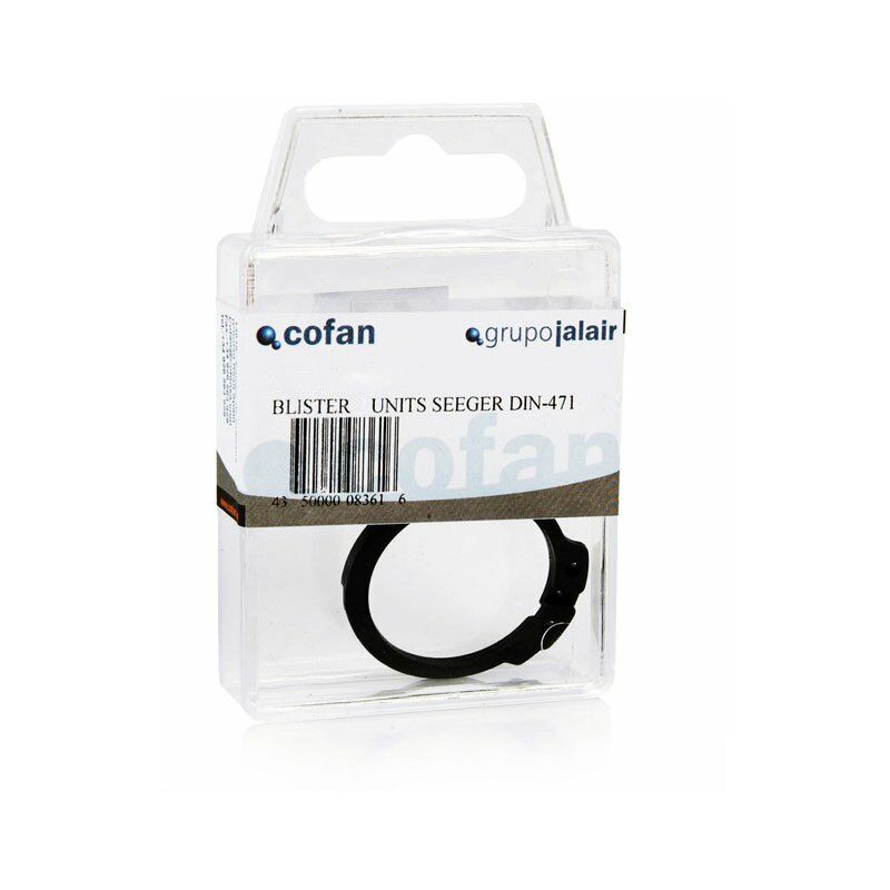 

Anillos Seeger DIN 471 para Ejes Exteriores Blister Estandar Medida:A - 30 x 1,5 Caja:5