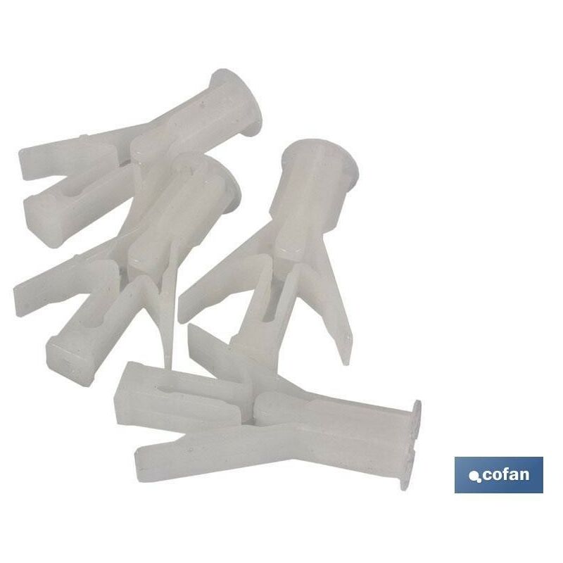 

Cofan - Tacos Nylon ''Blíster'' BL 8 UDS TACO PLACA YESO 10 X 38MM ''venta unitaria'' - NEOFERR..