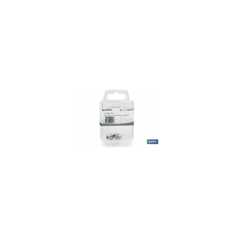 

Cofan - Engrase ''Blíster'' BL 2 UDS ENGRASADOR RECTO M-8/125 ''venta unitaria'' - NEOFERR..