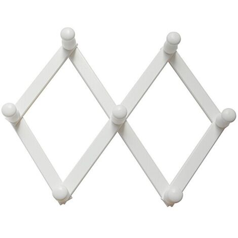 BL APPENDIABITI ESTENSIBILE A 7 GANCI BIANCO