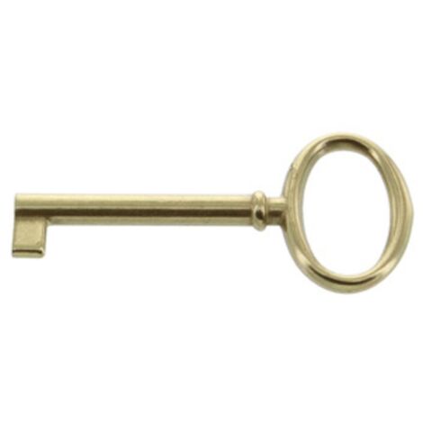 BL CHIAVE P/MOBILI 33706 OTTONE LUCIDO 2 PZ
