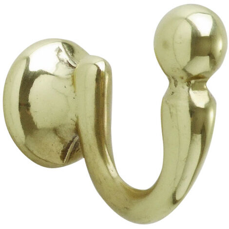 BL FERMATENDA GANCIO SFERA 50X44 ORO LUCIDO 2 PZ- 5,0 blister