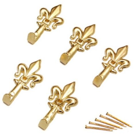 BL GANCIO P/QUADRO GIGLIO 36 MM ORO L N. 1 5 PZ