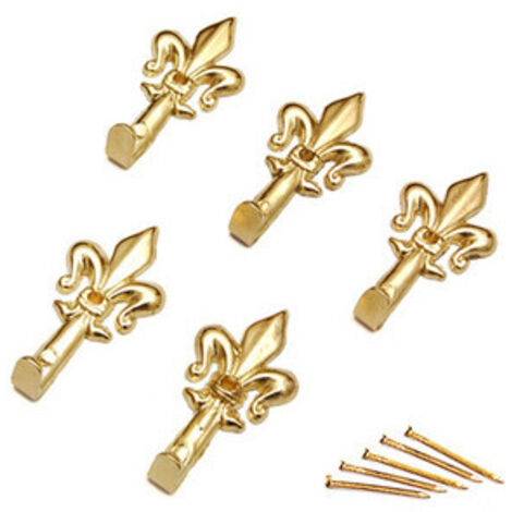 BL GANCIO P/QUADRO GIGLIO 36 MM ORO L N. 1 5 PZ- DIESSE- 5,0 blister