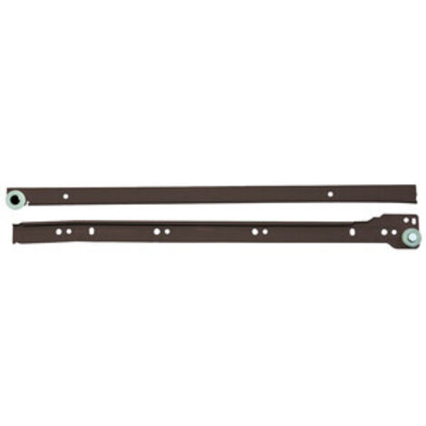 BL GUIDA PER CASSETTI 35 CM MARRONE 2 PZ- 6,0 blister