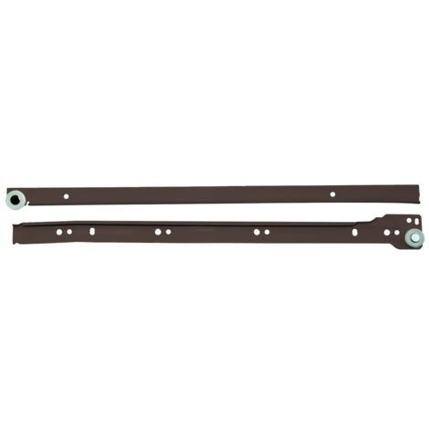 BL GUIDA PER CASSETTI 45 CM MARRONE 2 PZ