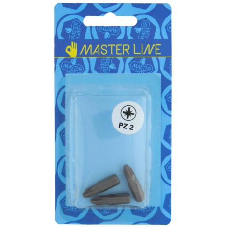 BL INSERTO POZIDRIV PZ1 DA 25 MM   3 PZ