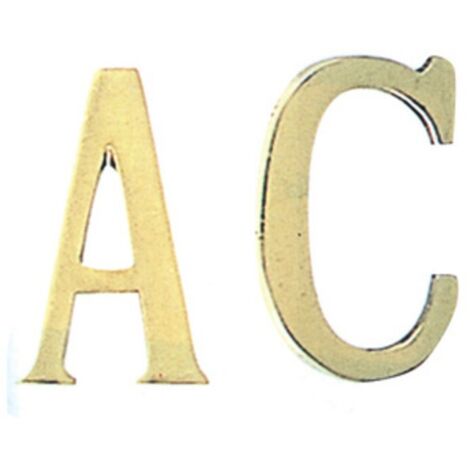 BL LETTERA C IN OTTONE 75 MM
