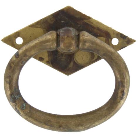 BL MANIGLIA ANTICH. 12321 MM.50X45 OTTONE ANT. 6 BL