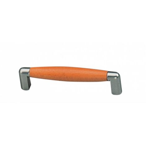 BL MANIGLIA FAGGIO 4090 NOCE NICHEL SAT 128 MM