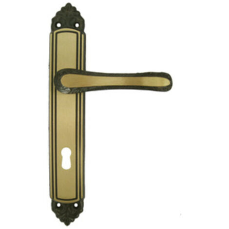 BL MANIGLIA OTTONE GIGLIO Q. 8/90- 4,0 blister