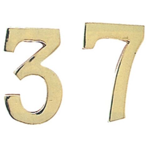 BL NUMERO CIVICO 6 IN OTTONE 100 MM