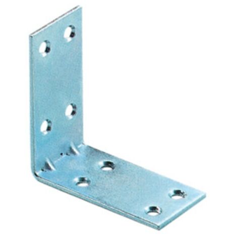 BL PIASTRINA AD ANGOLO 8 FORI 50X2X50 MM 4 PZ