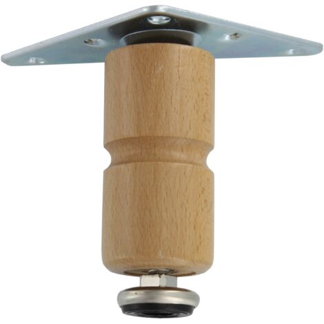 BL PIEDINO REGOLABILE LEGNO 100 MM CHIARO 4 PZ 2 BL